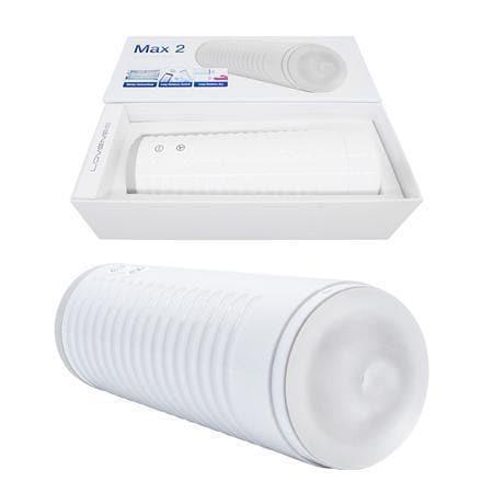Lovense Max 2 Vibrating Stroker with Neutral-Shaped Sleeve - Romantic Blessings Lovense Max 2 Vibrating Stroker with Neutral-Shaped Sleeve - Romantic Blessings