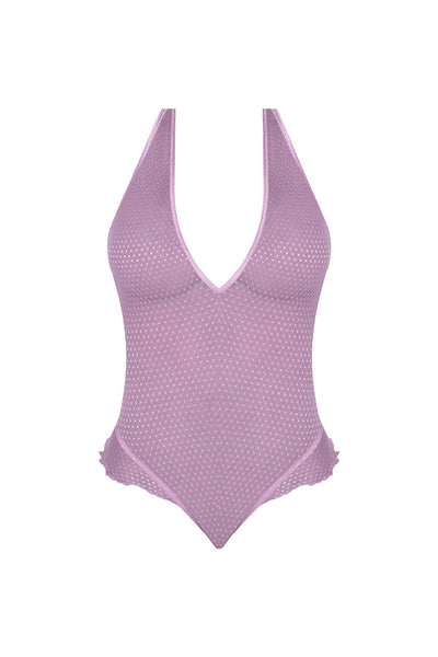Magic Silk Girl Next Door Plunge Teddy Lilac