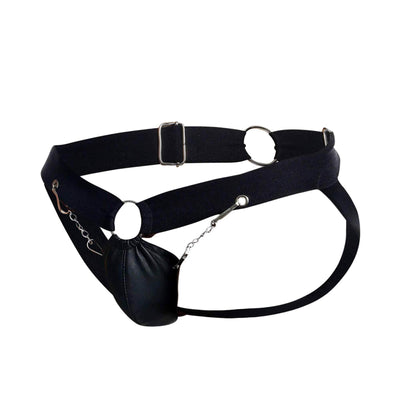 Male Basics Dngeon Chain Jockstrap Black - Romantic Blessings