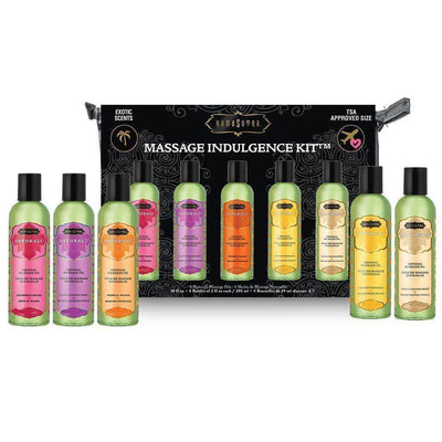 Massage Indulgence Kit Aromatherapy Natural Massage Oils 2 Oz - Romantic Blessings