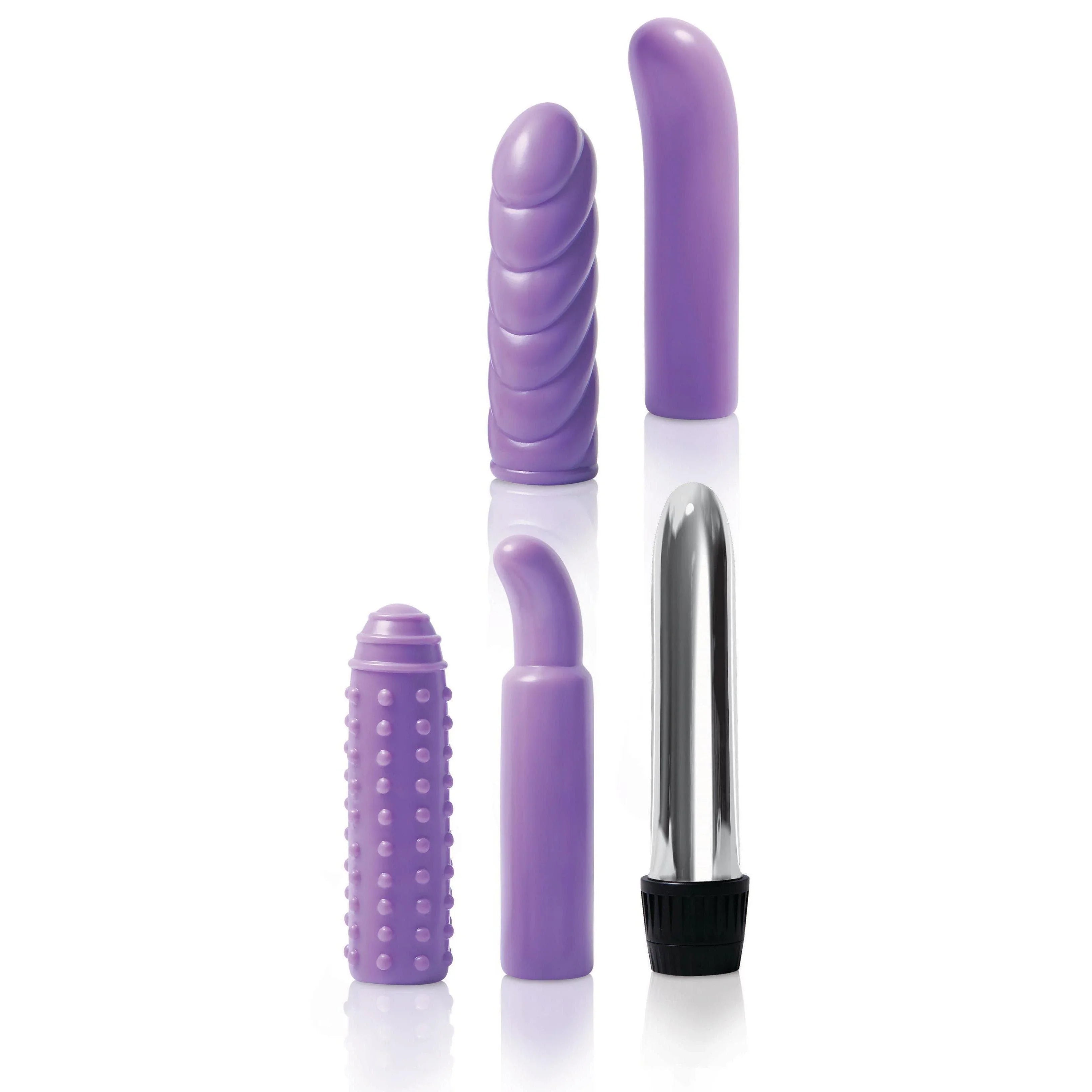 Multi Textured Sleeve Multi Speed Waterproof Vibrator Kit - Romantic Blessings Multi Textured Sleeve Multi Speed Waterproof Vibrator Kit - Romantic Blessings