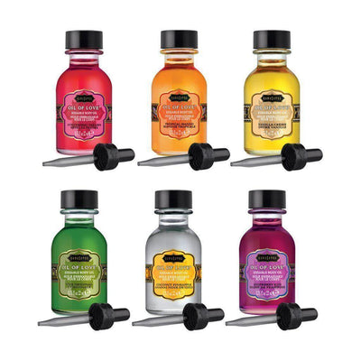 Oil Of Love .75 Oz Kissable Flavored Water-Based Couples Foreplay Warming Oil - Romantic Blessings