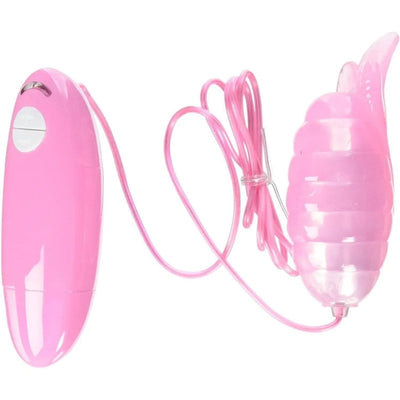 Passion Clit Tickler Remote Control 5 Speed Multi-Function Waterproof Vibrator - Romantic Blessings