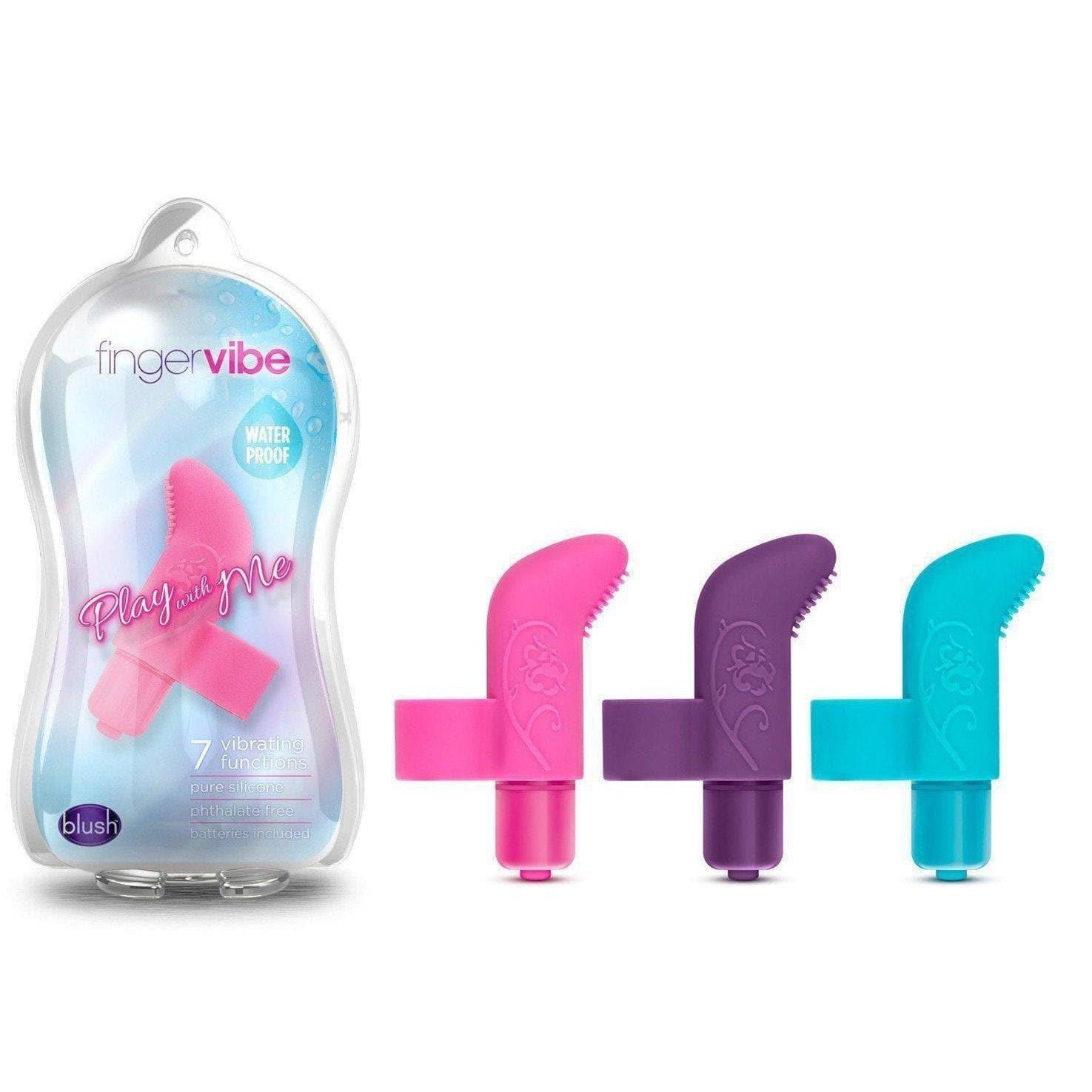 Play With Me Silicone 7 Function Finger Bullet Vibrator with Clitoral -  Romantic Blessings