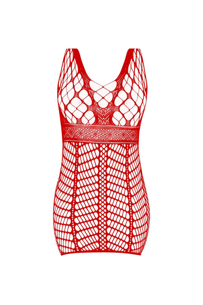 Magic Silk Seamless Dress Red One Size