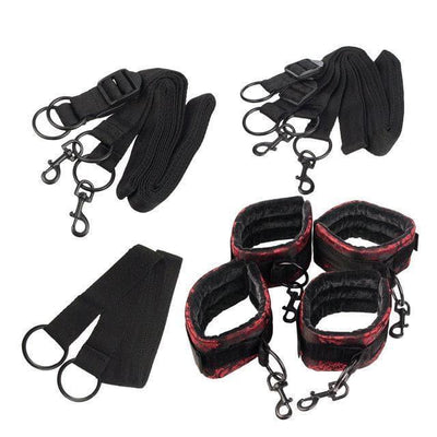 Scandal Couple's Role Play Adjustable Bed Restraints - Romantic Blessings