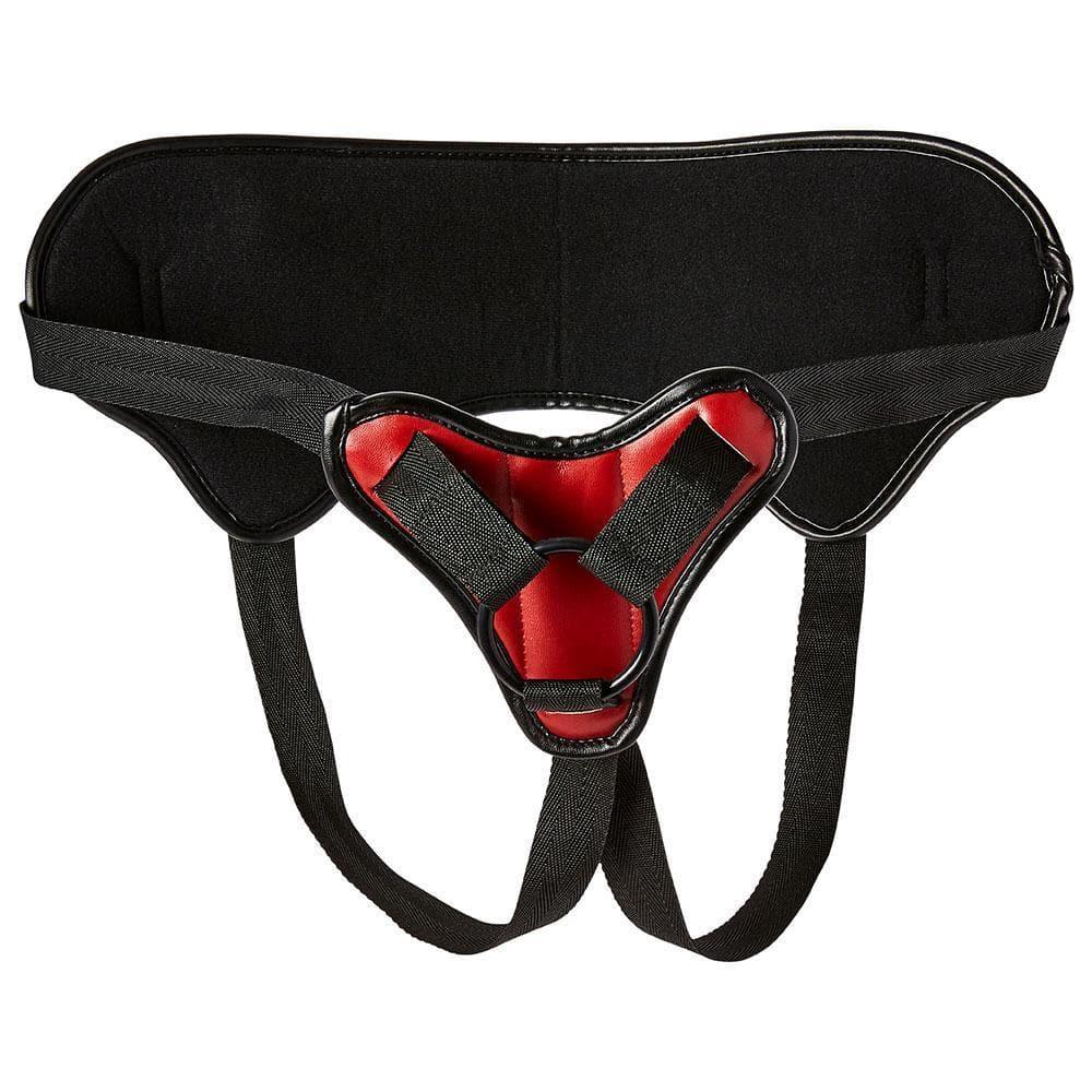Saffron Strap-On Harness - Red/Black - Romantic Blessings Saffron Strap-On Harness - Red/Black - Romantic Blessings