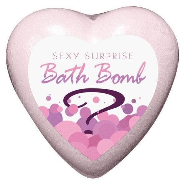 Sexy Surprise Couples Strawberry Scented Bath Bomb with Surprise Vibrating Toy - Romantic Blessings