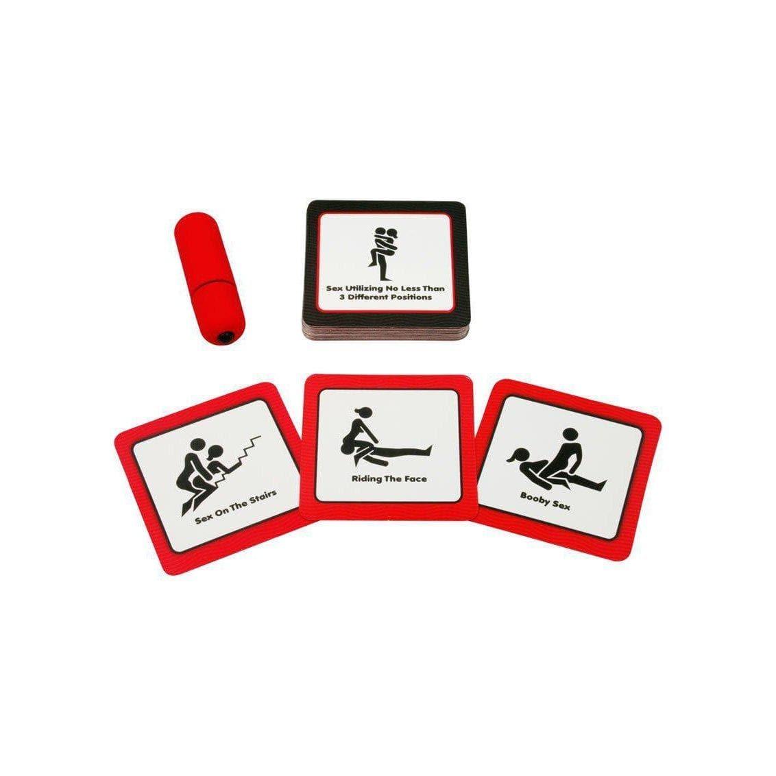 Sexy Vibrations Sex Positions Card Game With Bullet Vibrator - Romantic Blessings Sexy Vibrations Sex Positions Card Game With Bullet Vibrator - Romantic Blessings