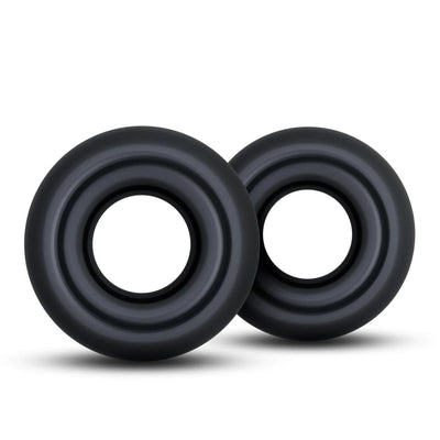 Stay Hard Donut 20% Thicker Oversized 2 Pack Penis Erection Enhancement Rings - Romantic Blessings