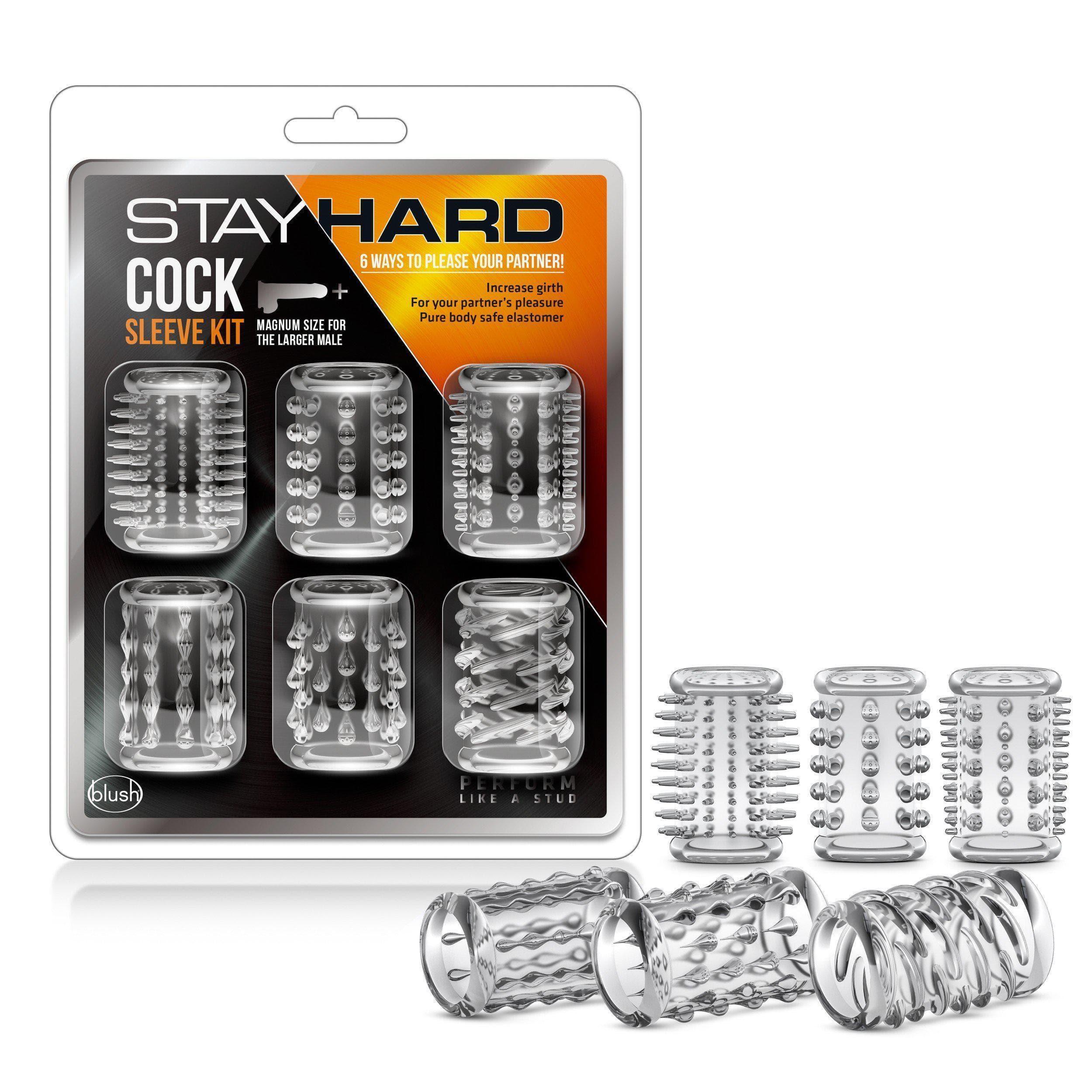 Stay Hard Male Enlargement Penis Girth Enhancement 6 Sleeve Pack Multi - Romantic Blessings Stay Hard Male Enlargement Penis Girth Enhancement 6 Sleeve Pack Multi - Romantic Blessings