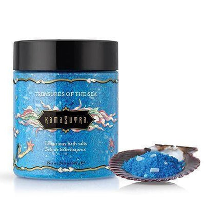 Treasures Of The Sea Couples Relaxing Luxury Azure Blue Bath Salt - Romantic Blessings