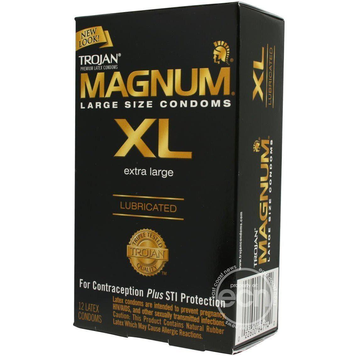 Trojan Condom Magnum Extra Large Lubricated 12 Pack - Romantic Blessings Trojan Condom Magnum Extra Large Lubricated 12 Pack - Romantic Blessings