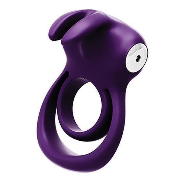 Vedo Thunder Bunny Dual Ring Rechargeable 10 Mode Couples Ring Vibrato -  Romantic Blessings