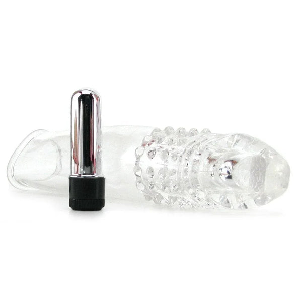 Vibrating Penis 3.5" Male Extender Enhancement Sleeve with Bullet Vibr -  Romantic Blessings