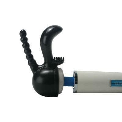 Wand Essentials 3 Teez Wand Attachment for G Spot, Clitoris and Anal Stimulation - Romantic Blessings