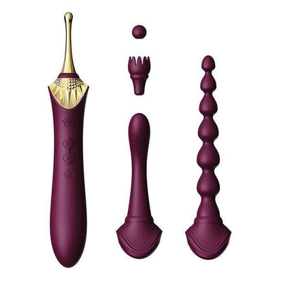 ZALO Bess 2.0 Clitoral Multi Attachment Vibrator - Romantic Blessings