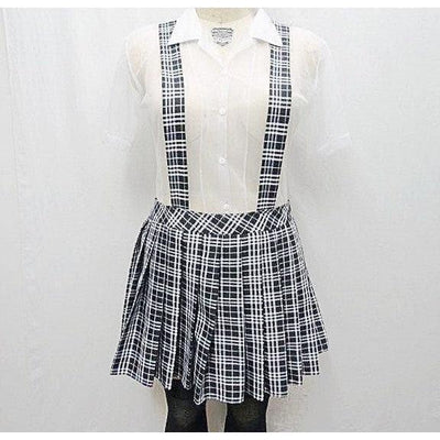 Escante Suspender School Girl White Plaid - Romantic Blessings