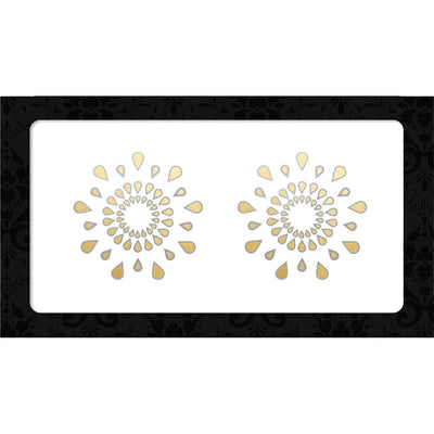 Gold/Silver Nipple Pasties Set of 2 One Size - Romantic Blessings