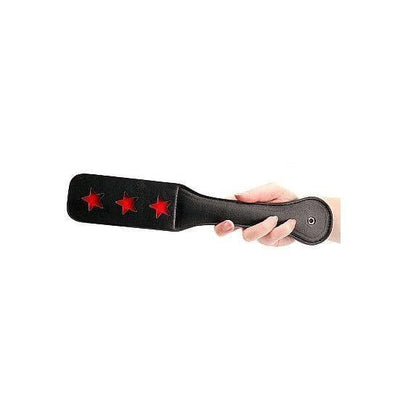 Shots Ouch! Star Pattern Paddle Black - Romantic Blessings