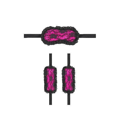 Shots Ouch! Kits Introductory 2 Piece Bondage Kit #7 Pink - Romantic Blessings