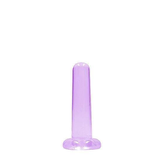 Shots RealRock Crystal Clear Non-Realistic 5 in Straight Dildo With Su -  Romantic Blessings