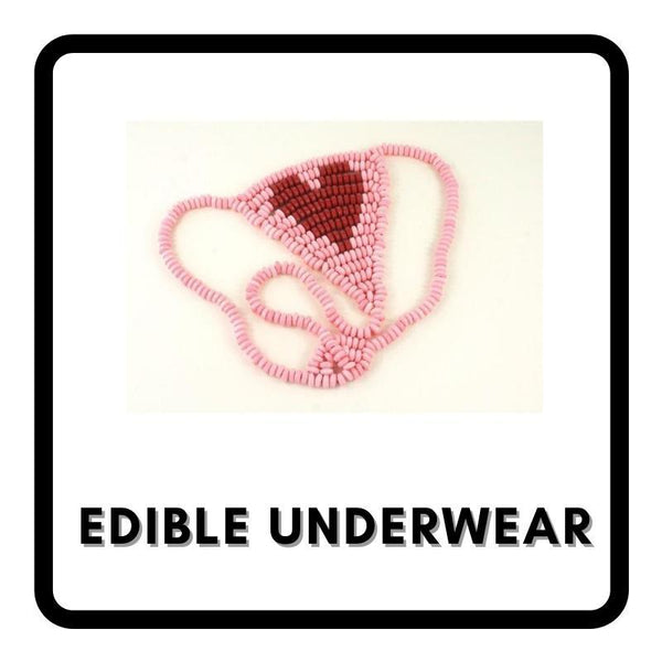 Edible Crotchless Gummy Panties For Him-Strawberry