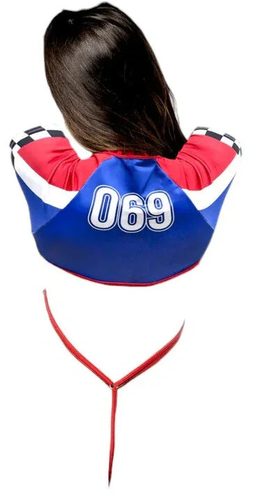 Mapale 2 pc Pit Stop Hottie Costume Blue/Black