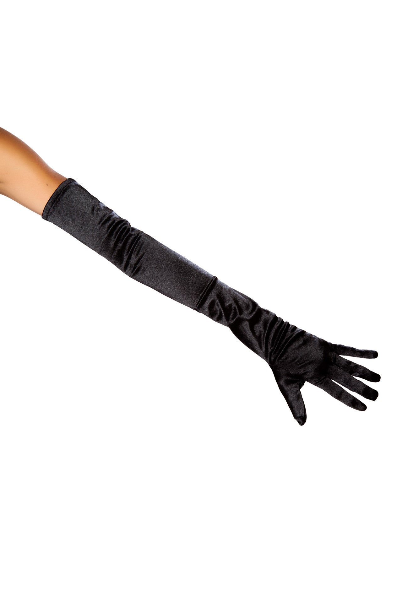 Roma Costume Costume Accessory Stretch Satin Gloves One Size