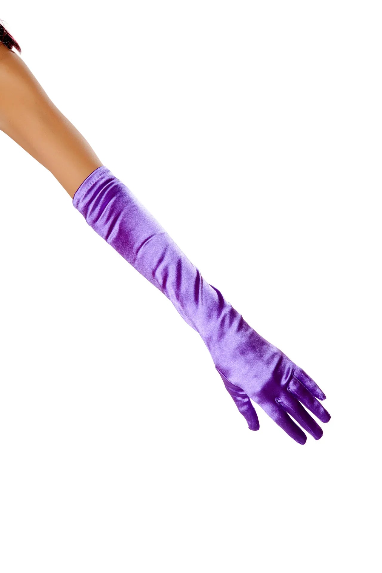 Roma Costume Costume Accessory Stretch Satin Gloves One Size