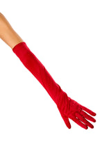 Roma Costume Costume Accessory Stretch Satin Gloves One Size