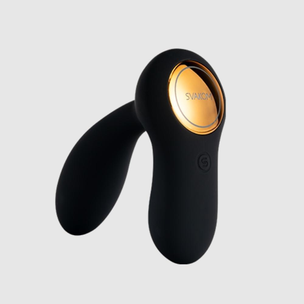 Svakom Vick Neo Silicone App Enabled Prostate & Perineum Massager Black/Gold