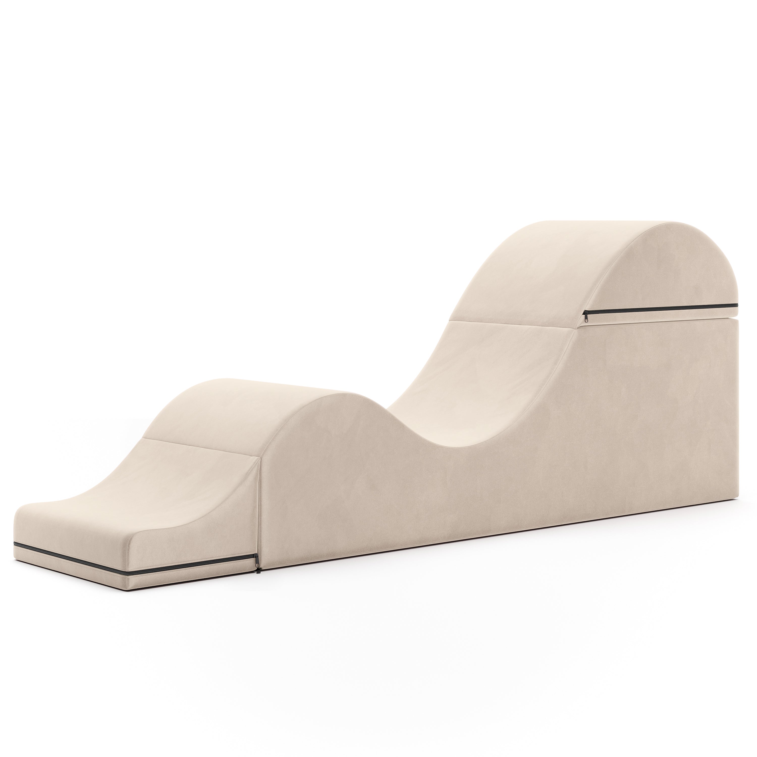 Liberator Aria Flip Chaise 18 Inch Wide Convertible Sex Chair and Bed Bench