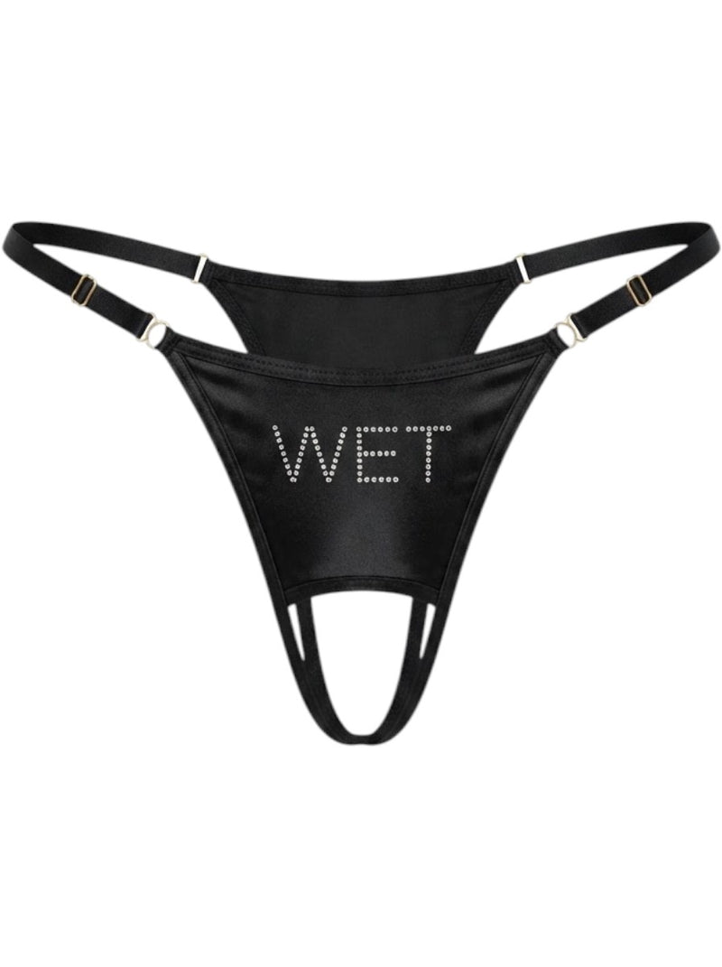 Express Podcasters Roma Costume Wet Bling Crotchless Thong Wet - Romantic Blessings