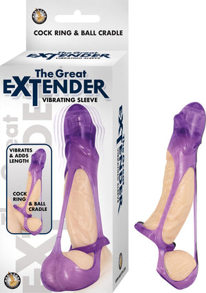 The Great Extender Vibrating Sleeve Penis Length Enhancement