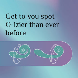 Snail Vibe Gizi Dual Motor Clitoral and G Spot Vibrator with Slide'n'Roll Technique