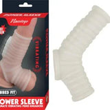 Nasstoys Power Sleeve Ribbed Fit Vibrating Penis Girth Enhancer