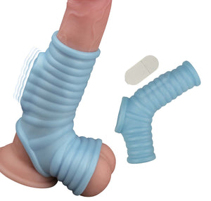 Nasstoys Power Sleeve Ribbed Fit Vibrating Penis Girth Enhancer