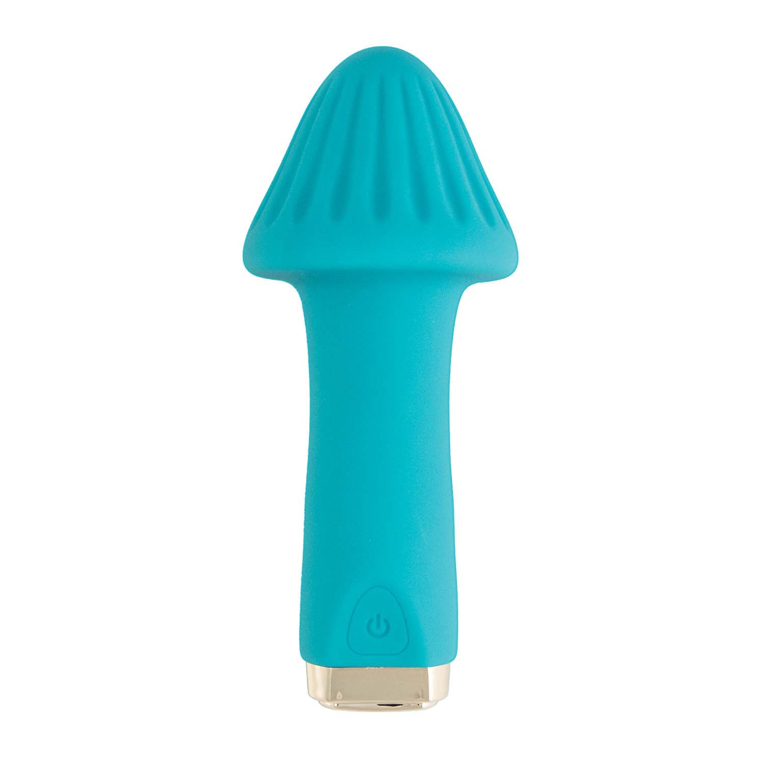 My Secret Shroom Rechargeable Silicone 10 Function Bullet Vibrator with Ridged Head