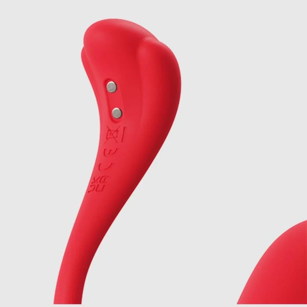 Svakom Phoenix Neo 2 App Enabled Silicone Bullet Vibrator with Remote Control Red