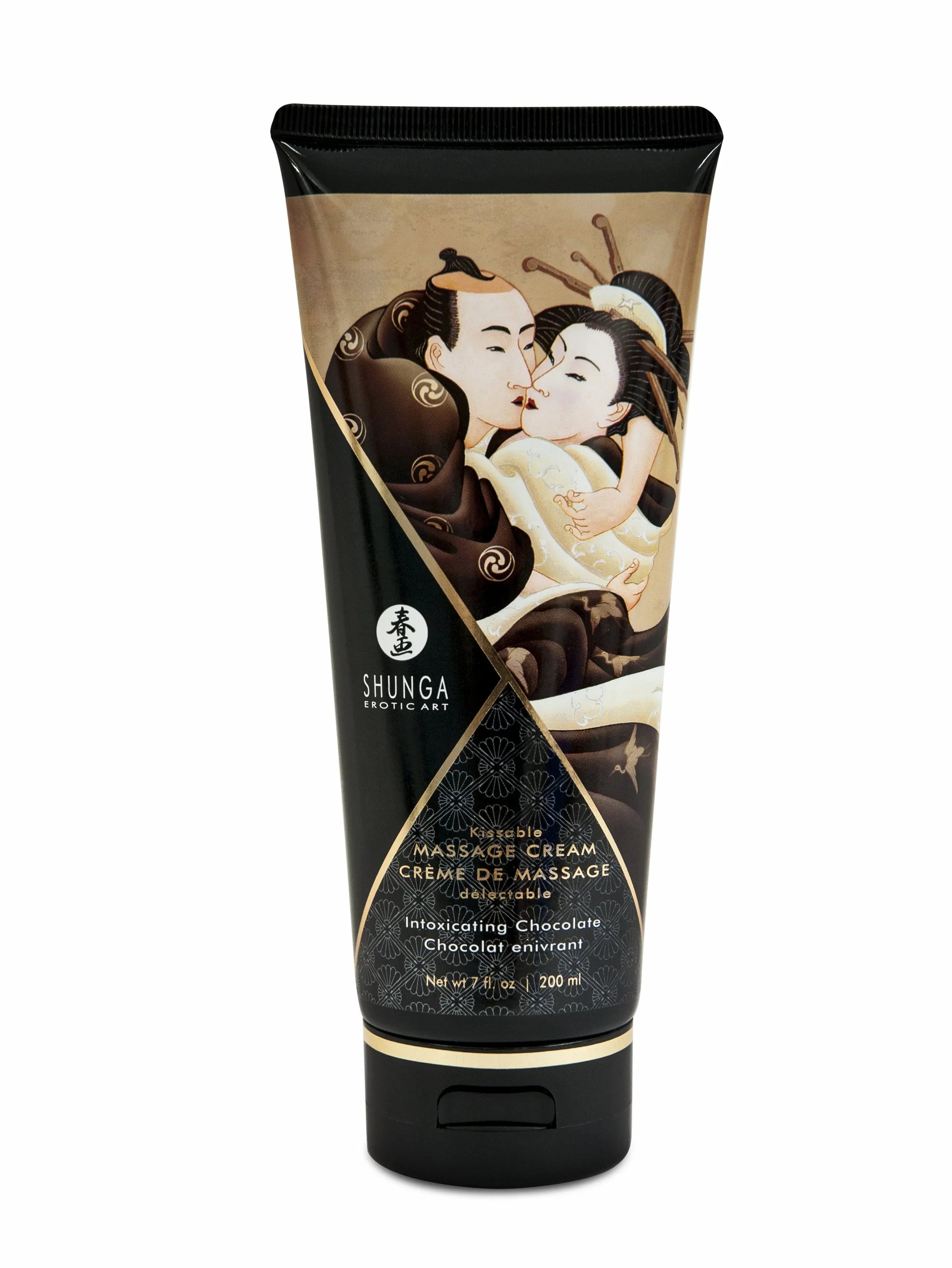 Shunga Erotic Art Kissable Massage Cream Chocolate 7 Oz