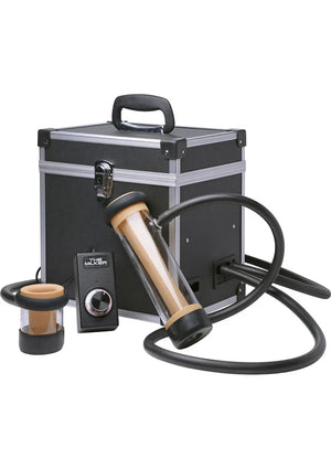 LoveBotz The Milker Dual Cylinder Deluxe Stroking Machine with Wired Remote Control