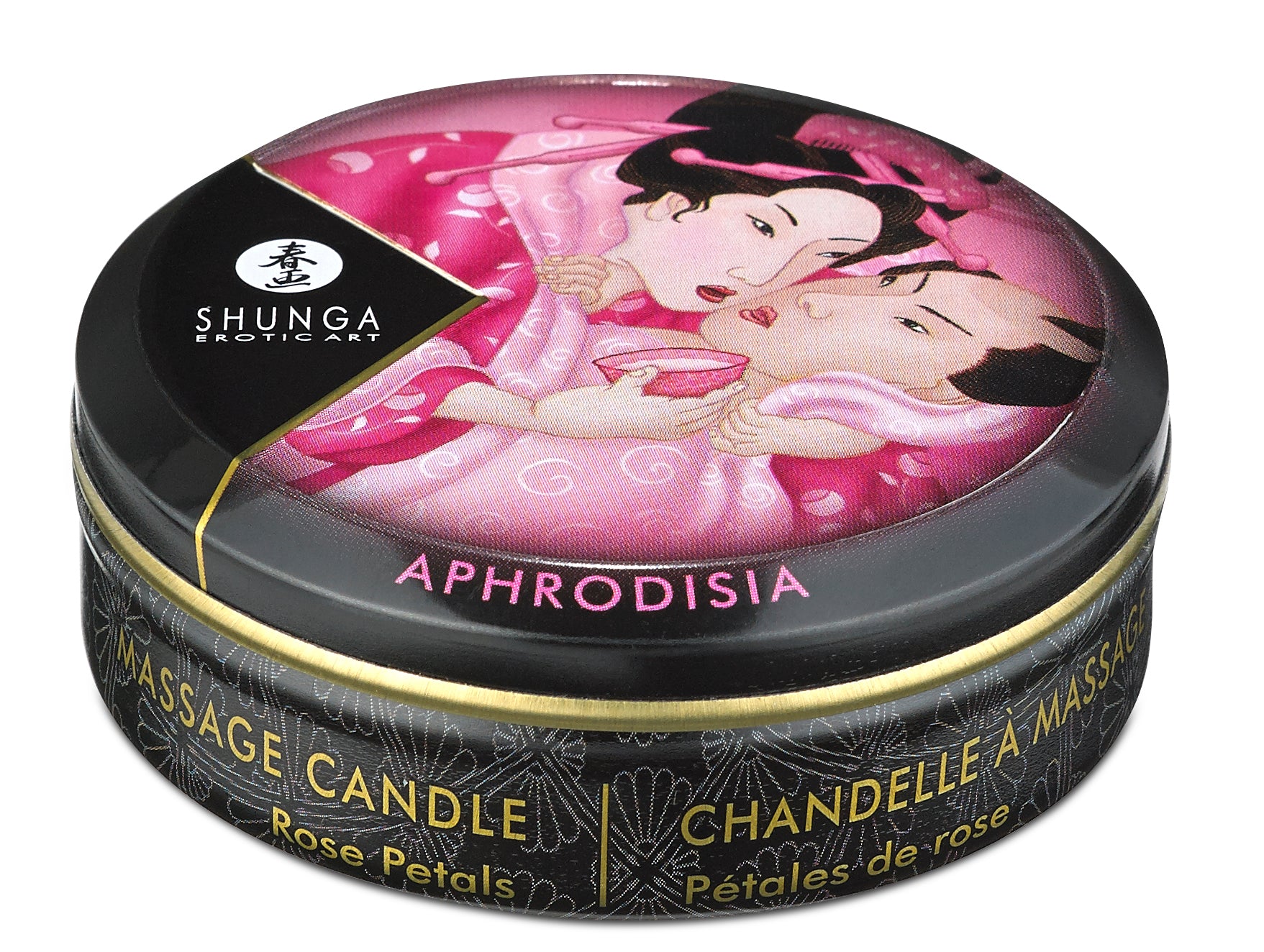 Shunga Mini Massage Candle Aphrodia Rose Petals 1 Oz