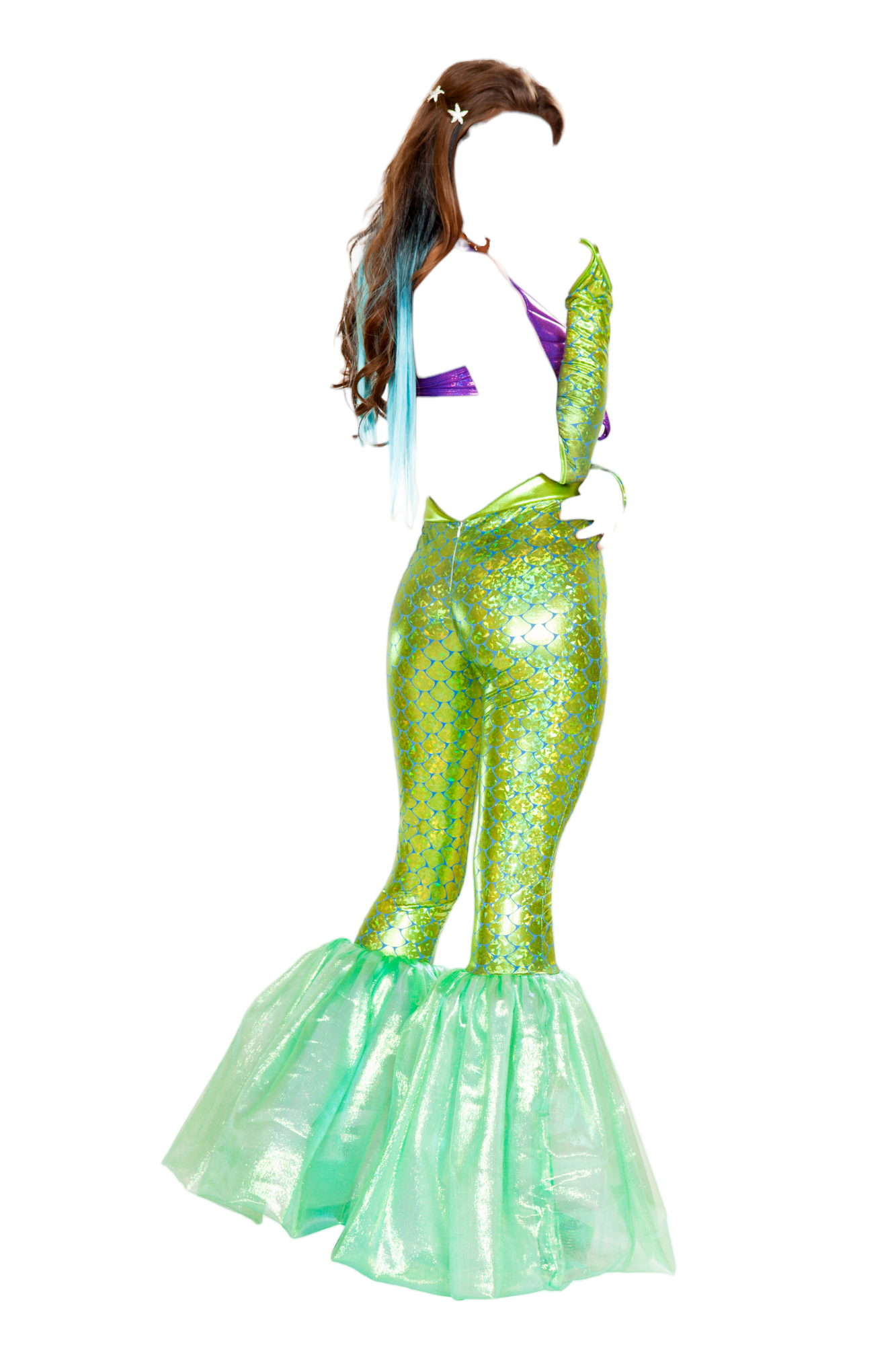 Roma Costume 2 PC Poseidon’s Daughter Purple/Green