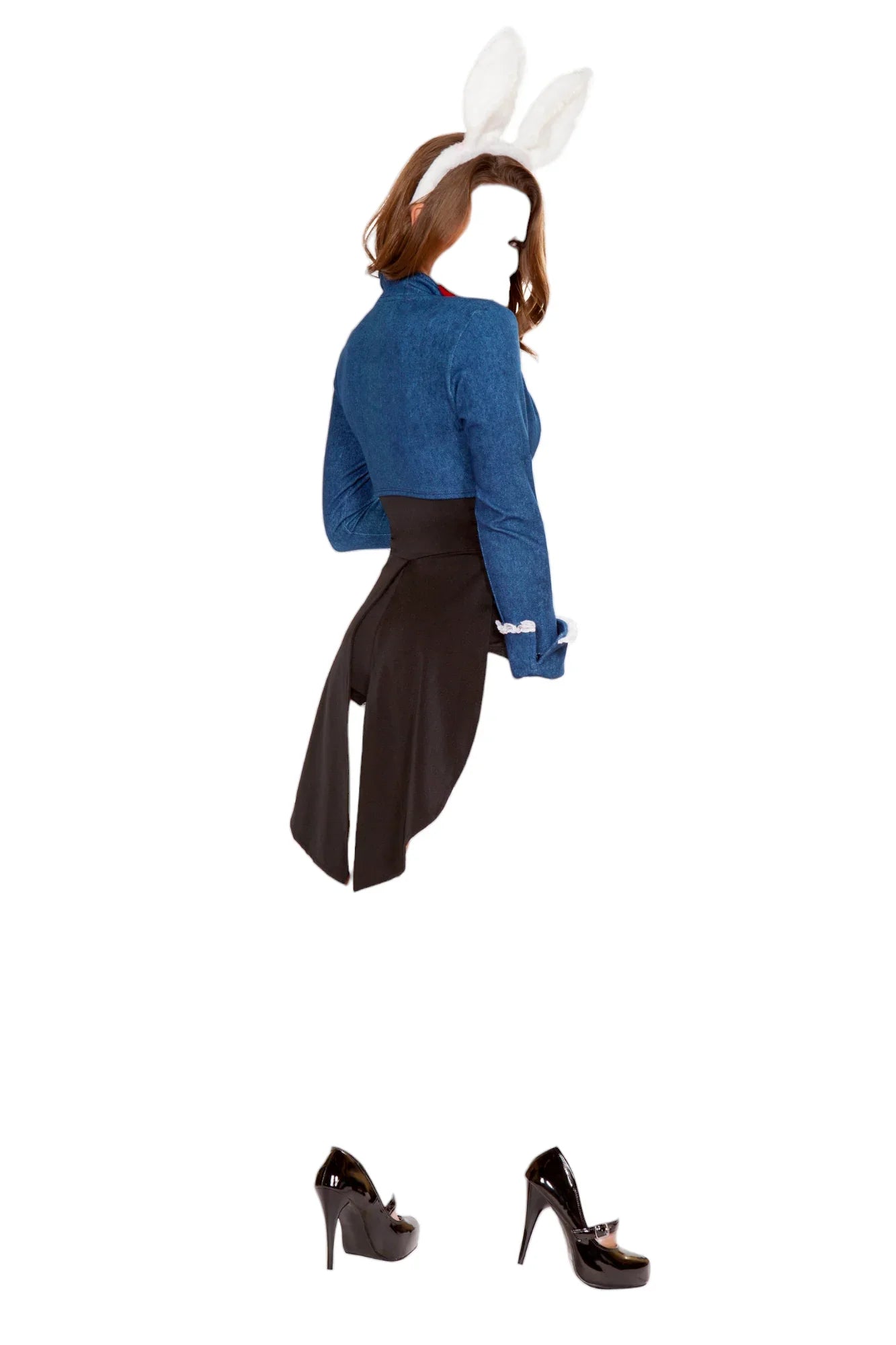 Roma Costume 4 PC Jittery Rabbit Black/Blue/White