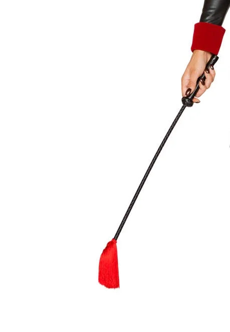 Roma Costume Ringleader Whip Black/Red