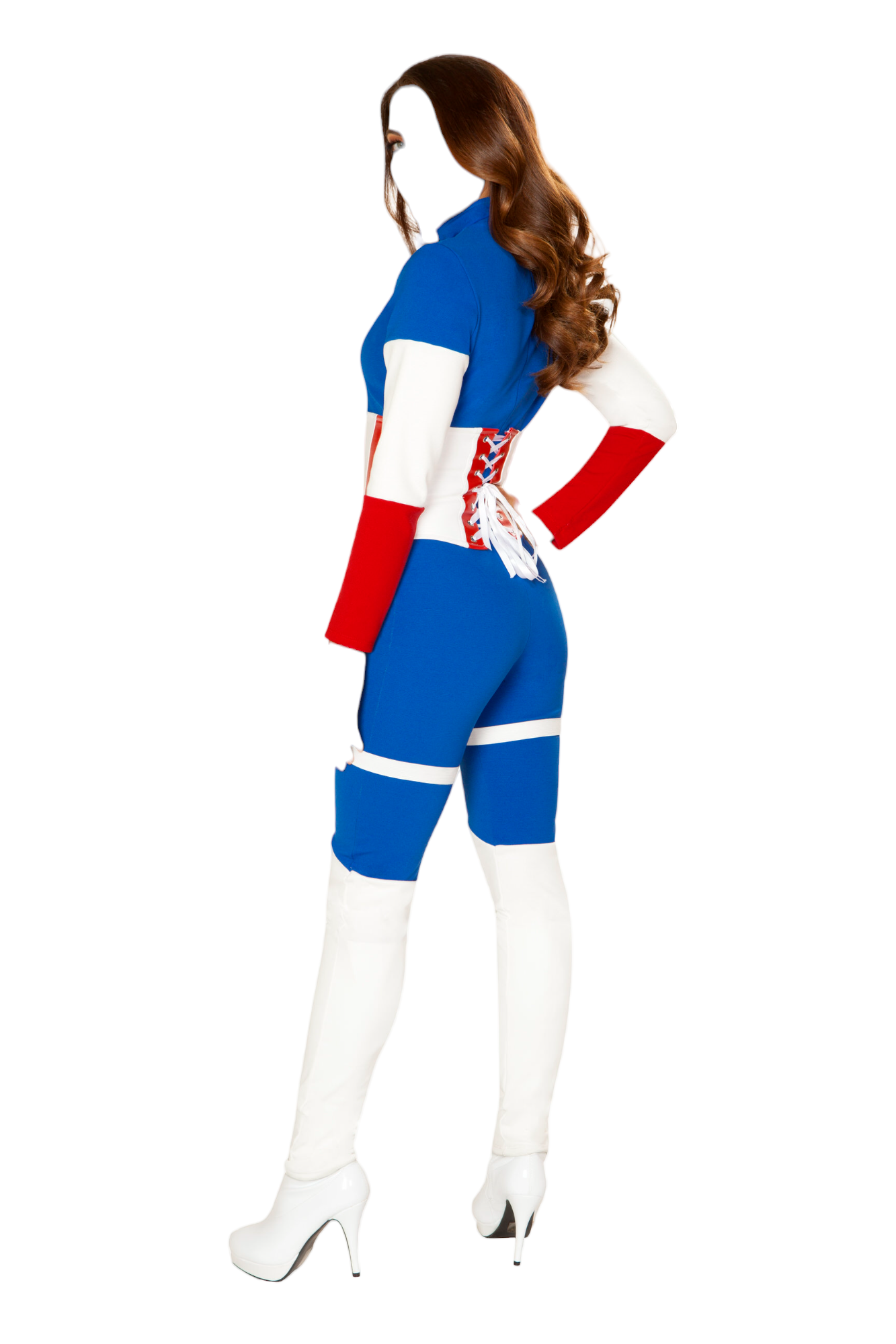 Roma Costume 2 PC American Commander Red/White/Blue
