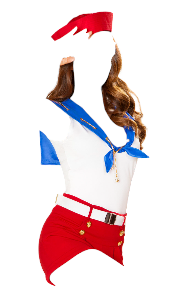 Roma Costume 4 PC Ahoy Sailor Red/Blue/White