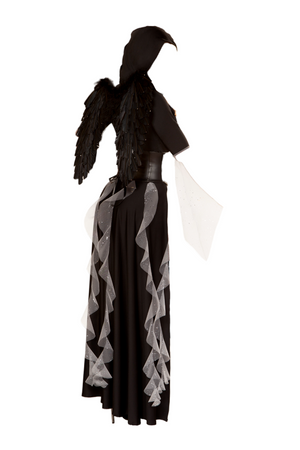 Roma Costume 3 PC Midnight Angel Black/Silver