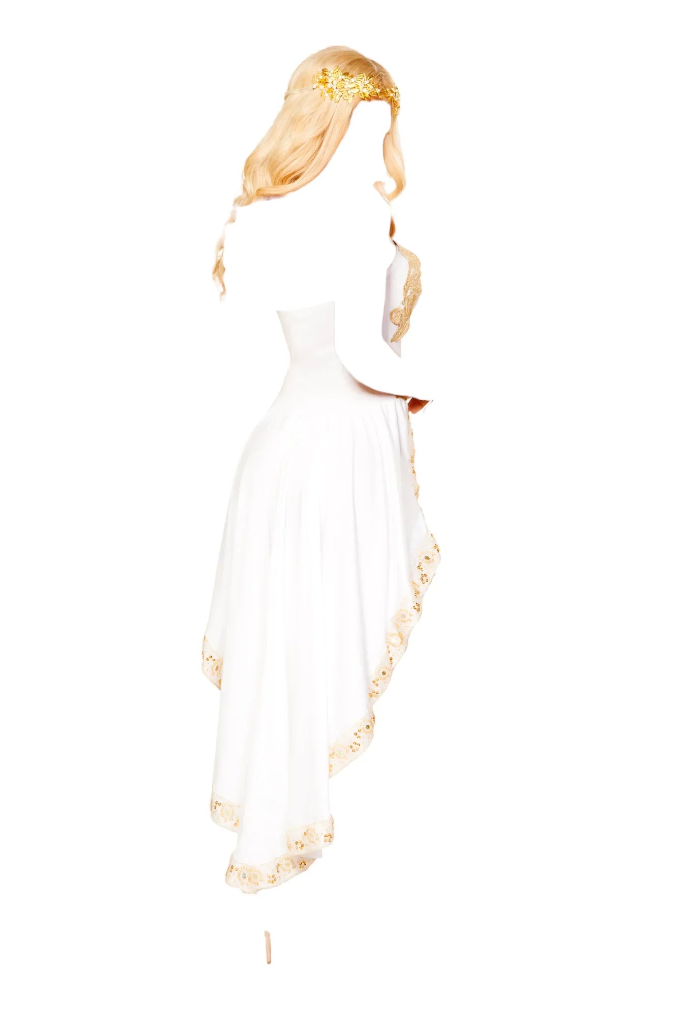 Roma Costume 1 PC Golden Goddess White/Gold